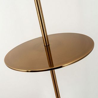 Торшер *25,5*154 см, Е27*60W, Modelux  MD.8024.01FL, Латунь