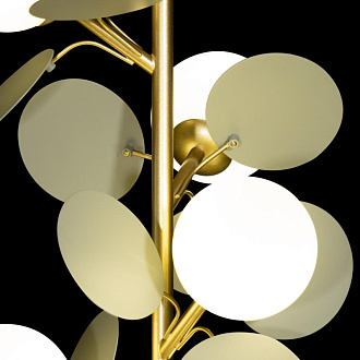 Торшер *27 см, 10*G9*5W, Loft It 10008F Grey Matisse, Золото, серый