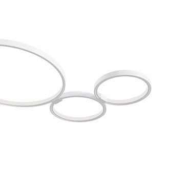 Накладная люстра 97*52*7 см, LED, 43W, 3000К-4000К, Maytoni Olympia MOD448CL-L40WK белый