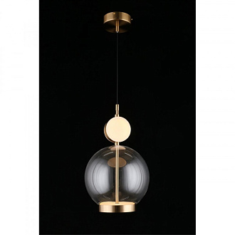 Светильник подвесной светодиодный диаметр 30 см Aployt Sara APL.039.06.06 золото