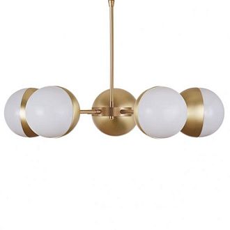 Подвесной светильник Copper Light Chandelier 5 60*60*15 см, 5*G9*40W, ImperiumLoft 40.1494, Латунь
