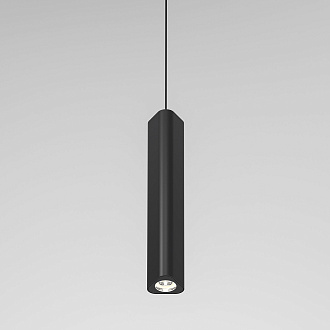 Светильник подвесной светодиодный Trio 52 мм, 12W, 4000K, Elektrostandard 50310 LED, черный 