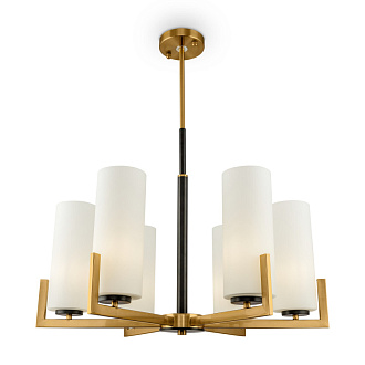 Люстра на штанге Maytoni Fortano MOD089PL-06BS, диаметр 67 см, латунь