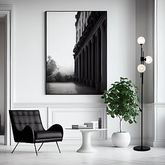 Торшер 32*26*168 см, 3*G9 Eurosvet Volver a066797 01383/3 черный