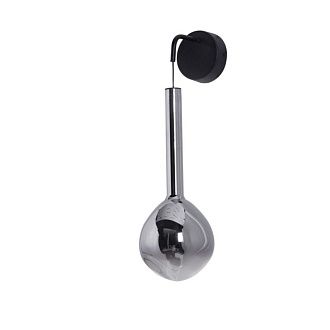 Бра 47 см, 4W, 3000K, Aployt Wisia APL.058.11.04, черный-дымчатый