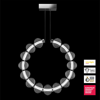 Светильник 53 см, 23W, 4000K, Maytoni Amulet MOD555PL-L23CH5K, хром