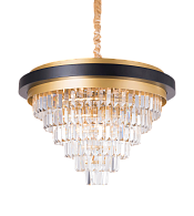 Люстра Ø600 x H400, мм, 12*40W (480W), PT BRS(ЛАТУННОЕ ПОКРЫТИЕ) NewRgy 2433A/12A PT BRS