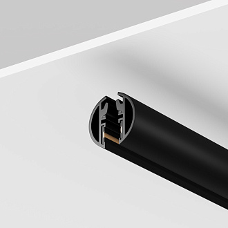 Шинопровод накладной/подвесной для трековых светильников 200*2*2 см, Maytoni Technical  Busbar trunkings Levity TRX184-R-112B черный