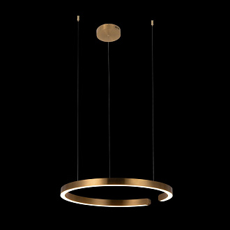 Подвесной светильник *80*15 см, 1*LED*36W, 3000K, Loft It Ring 10013L, Латунь