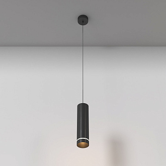 Светильник 8 см, 12W, 3000K, Maytoni Pendant Orlo P085PL-12W3K-B, черный