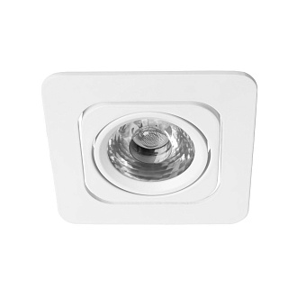 Встраиваемый светильник 10*10*7 см, 1*LED*12W 4000K LOFT IT Screen 10328/A White белый, вр 7*8,5 см