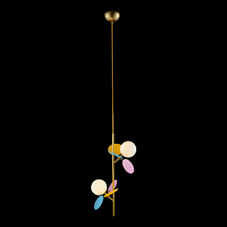 Светильник подвесной LOFT IT Matisse 10008/2P mult, золото-разноцветный