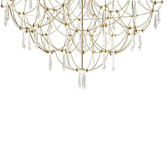 Подвесной светильник 110-200 см, LED*35W, 3000K, Freya Amela FR6138PL-L44BS, Латунь