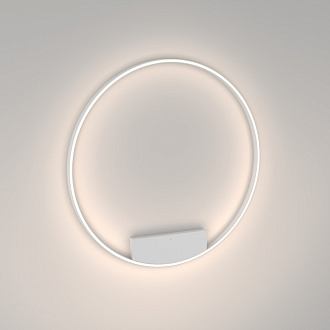Накладной светильник 100*100*3,5 см, LED, 59W, 4000К, Maytoni Rim MOD058CL-L65WK белый