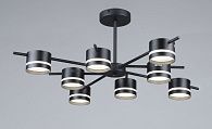 Люстра Ø760 x H275, мм, 8*15W (120W), BK (Черный) Rilon 6901/8 BK