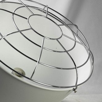 Подвесной светильник Lussole Loft GRLSP-8043, диаметр 33 см, белый