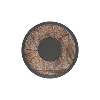 Бра 10,5*29*29 см, 20W, Favourite Tallar 4445-1W матовый черный/красный песчаник