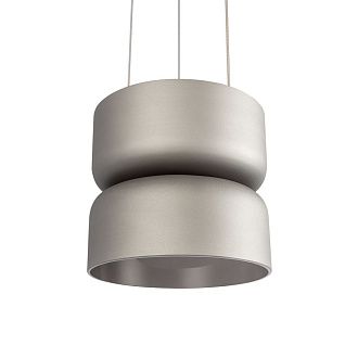 Подвесной светильник 17 см, 12W, 3000K, LOFT IT Totem 10466/2P Smoke matte, белый-дымчатый матовый
