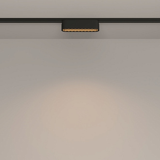Светильник 12 см, 6W, 3000K, Maytoni Basis Grid TR084-1-6W3K-B, черный