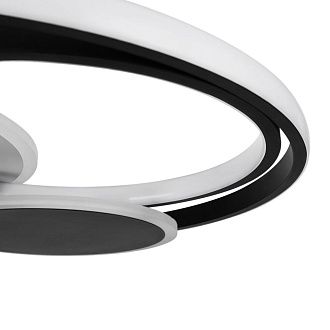 Потолочный светильник 50 см, 94W, Freya Cosmic Market FR10015CL-L94WB, белый-черный