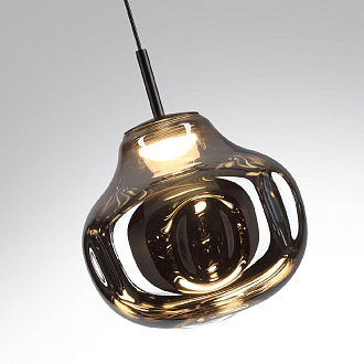 Подвесной светильник 16 см, 4W, 4000K, Odeon Light Pendant Vaso 5097/4LC, черный