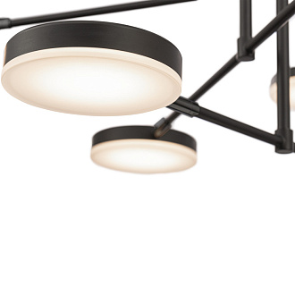 Светодиодный светильник Maytoni Fad MOD070PL-L38B3K, 38W LED, 3000K, черный