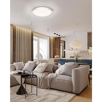 Светильник 49*49*7- см, 1*LED*76W, 3000/4000/6000K, Sonex Atiko 7673/ELN, белый