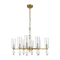 Подвесная люстра 75 см, Lumion Neoclassi Galana 8428/8, латунь