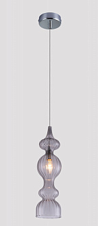 Светильник подвесной 13 см, Crystal Lux IRIS SP1 A SMOKE Хром
