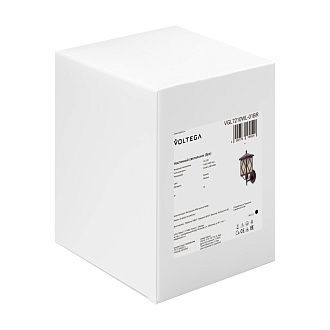 Уличное бра 18,5*14*-32 см, 1*E27*40W Voltega  VGL7210WL-01BR, Бронза