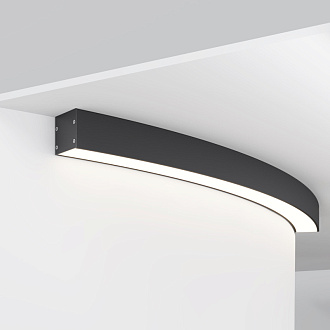 Радиусный профиль ALM-3535R-B-D-45°-1.5M 3,5*3,5*59,37 см, Maytoni Led Strip черный
