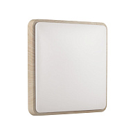 Cветильник 29*6 см, LED 18W, 4000 К, IP43, белый/бежевый под дерево, пластик Sonex Merto, 7608/AL