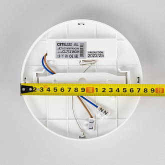 Светильник 18 см, 18W, 4000K Citilux Тао CL712180N Белый 1620lm