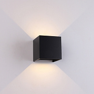 Уличный светильнык 10*10*10 см, LED 12W 2700K черный Mantra Davos 8601