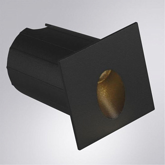Встраиваемый светильник 6*5*5 см, 1*LED*2W 4200K Arte Lamp Piazza A3402IN-1BK черный, вр 4,5 см