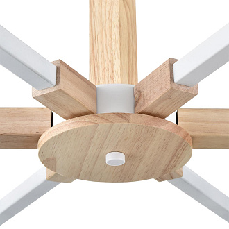 Люстра потолочная 79,5*35 см, 6*E27 Lumion COLANGE 8095/6C белый