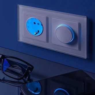 W1142101 Диммер с подсветкой, белый Werkel, 4690389155260