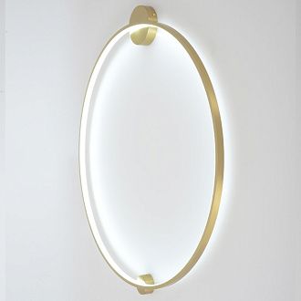 Настенный светильник 91 см, 35W, 3000-6000K, Crystal Lux REAL AP35W LED BRASS, латунь