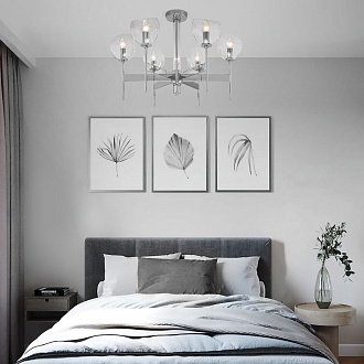 Умный потолочный светильник Eurosvet Arrista 60130/6 хром Smart