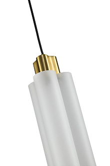 Подвесной светильник 12*180 см, LED, 16W, 4000K Zortes Algoda ZRS.1777.02, латунный