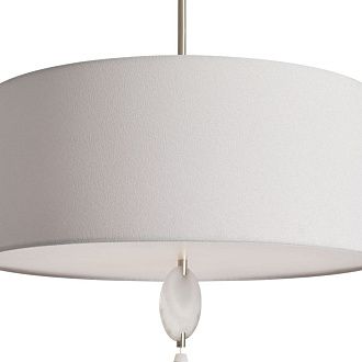 Люстра на штанге 50 см, Freya Agate FR2052PL-05N, никель