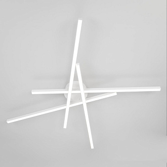 Люстра 117 см, 80W, 3000-5500K Citilux CL203140 Стиг Белый