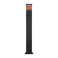 Уличный светильник 10*12 см, 1*LED*5W, 3000К Loft It 100001/1000 Oak, Черный, золото
