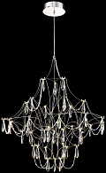 Подвесная люстра 80*80*145 см, LED, 36W, Wertmark  WE336.36.106 хром