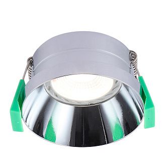 Светильник встраиваемый 7,2*3,5 см, 1*GU10*50W серебро Crystal Lux CLT 044C CH