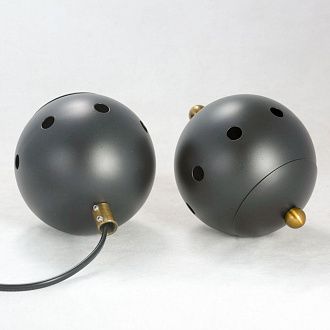 Потолочная люстра Lussole Lgo Garland LSP-8375, диаметр 70 см, черный-бронза