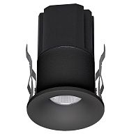 Светильник встраиваемый 4,2*6,2 см, вр 3,5 см, *LED*7W, 2700K, Mantra Hurgada MAN8669, черный