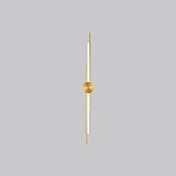 Бра TINUS H42 Brass 7,5*7,5*42 см, 1*LED*5W, 3000, 4000, 6000K, ImperiumLoft tinus01, Латунь