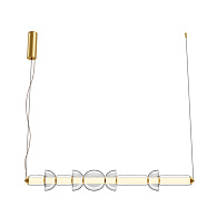Подвесной светильник 98*16*39,5*137,5 см, LED*39W, 3000 К, Cosmo MOD210PL-L39BS3K Maytoni, Латунь