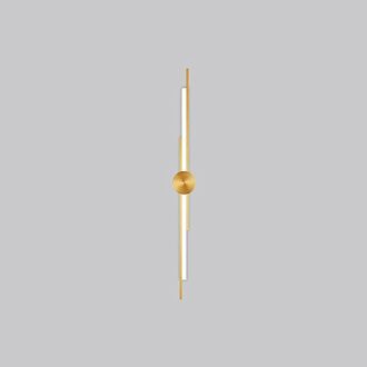 Бра TINUS H42 Brass 7,5*7,5*42 см, 1*LED*5W, 3000, 4000, 6000K, ImperiumLoft tinus01, Латунь
